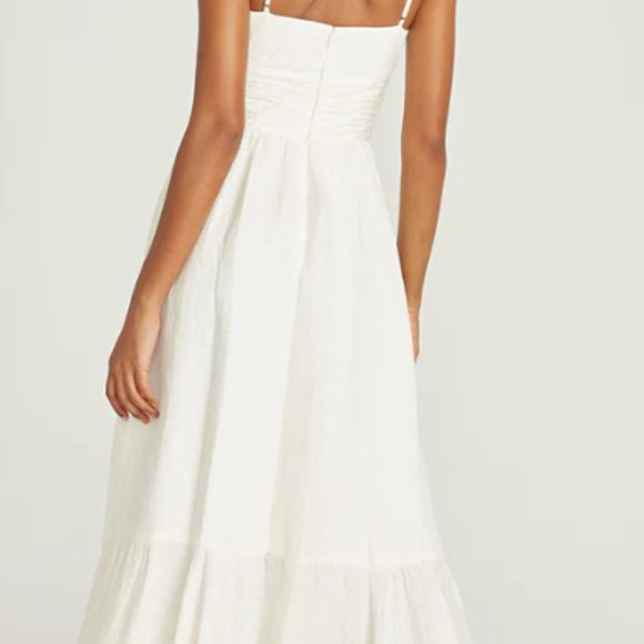 Theia MAIKA CASCADING RUFFLE DRESS - Picture 6 of 7